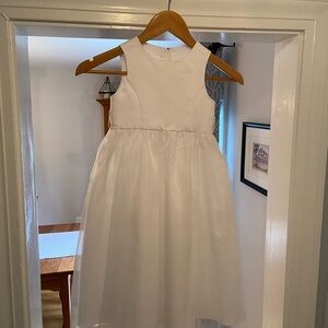 Worn 1x/flower girl (5) No stains/rips Dry clnd-1 inch side strings top for sash